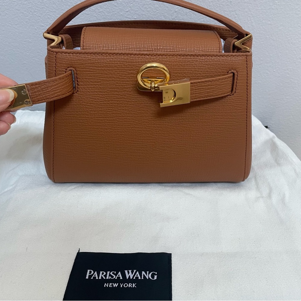 Parisa Wang Micro Madison top handle bag in Chestnut - Picture 8 of 16